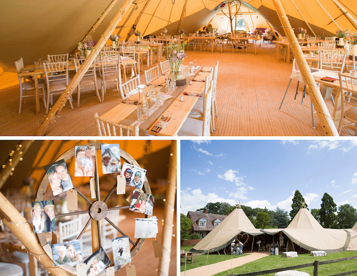 Styling details of Bodenham Arboretum Teepee Wedding by Sami tipi