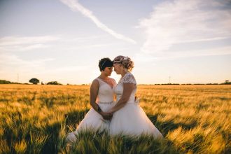 Sami Tipi | real wedding | Lisa and Fliss | Matt Brown Photography | Cattows Farm