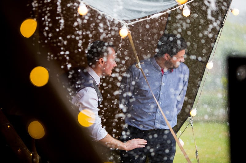 The Tipis are perfect for Rainy weather