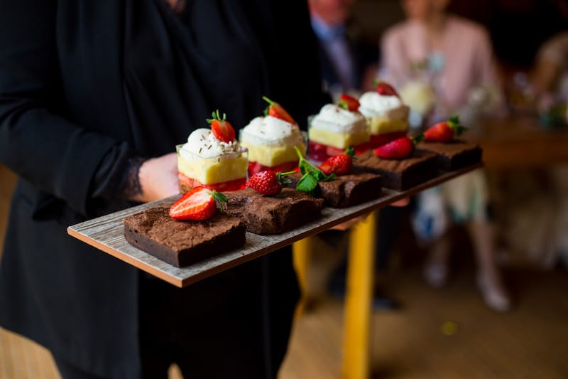 Dessert Platter for your outdoor wedding