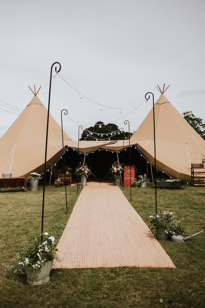 Sami Tipi Wedding at Cuttle Brook Swarkestone. A waterfront Wedding Venue in Derbyshire