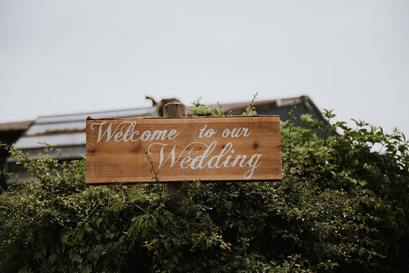 Welcome to our wedding Rustic Wedding Sign Welcome to our wedding Rustic Wedding Sign