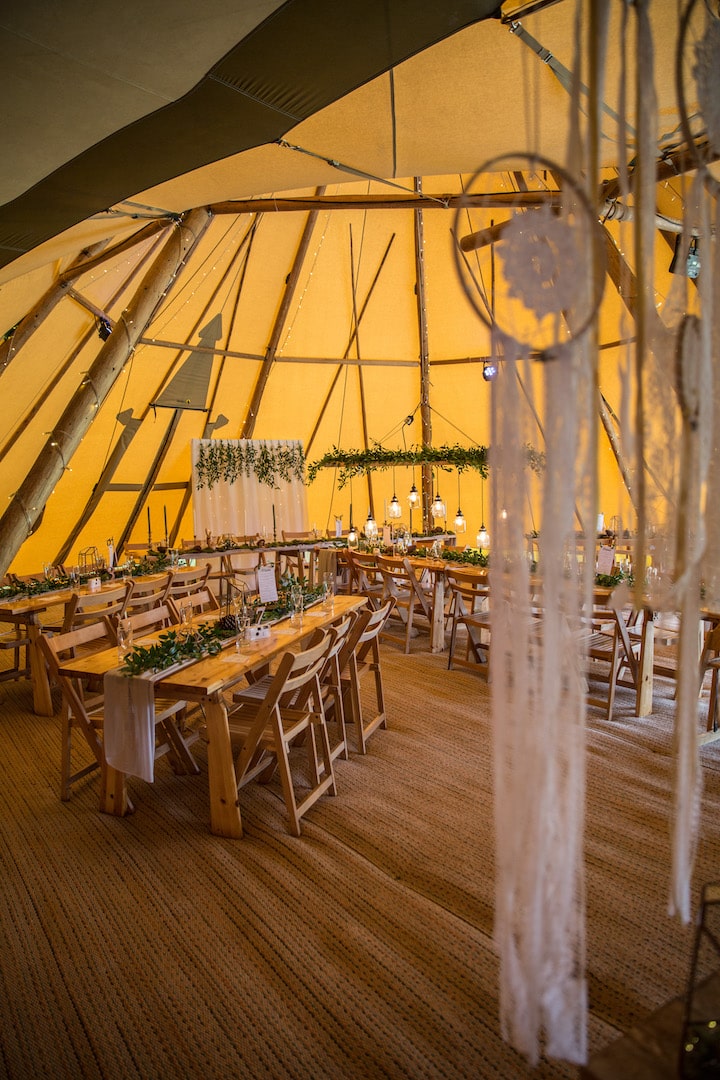 Mapperley Farm Tipi Wedding