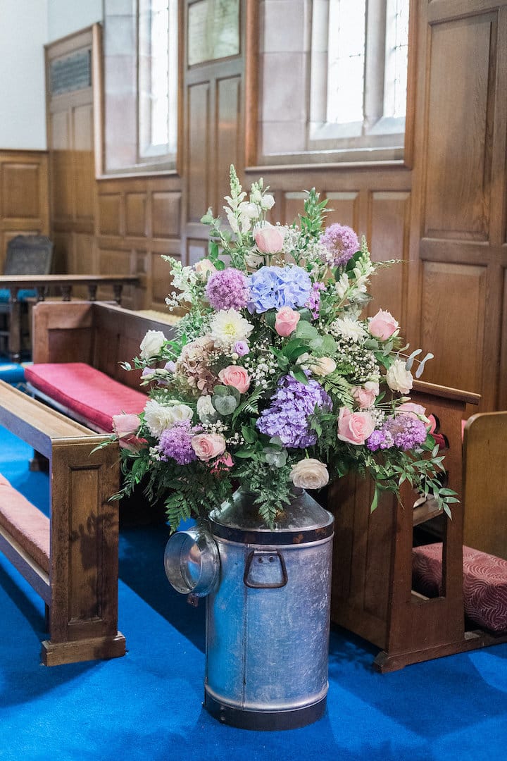 church ceremony flowers