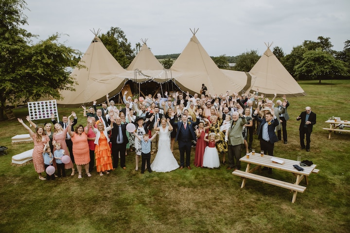 Fun Filled Tipi Wedding