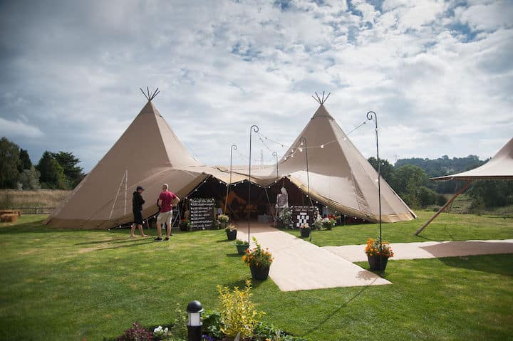Garden Tipi Wedding