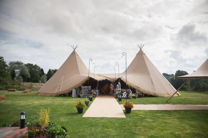 Garden Tipi Wedding