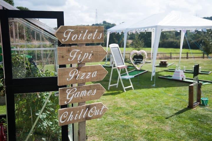 Garden Tipi Wedding