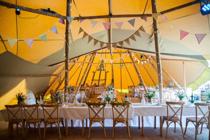 Garden Tipi Wedding