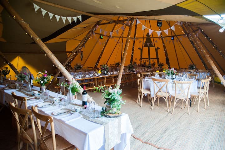 Garden Tipi Wedding