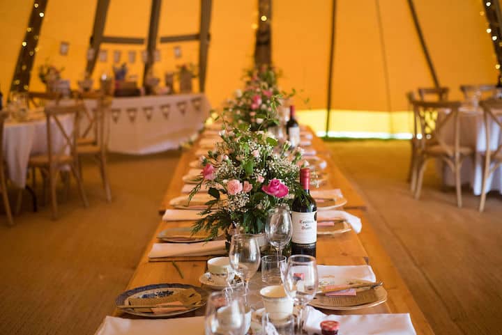 Garden Tipi Wedding