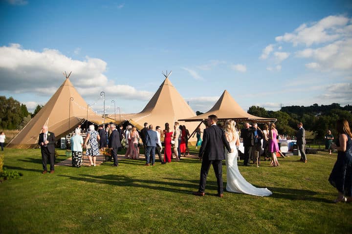 Garden Tipi Wedding