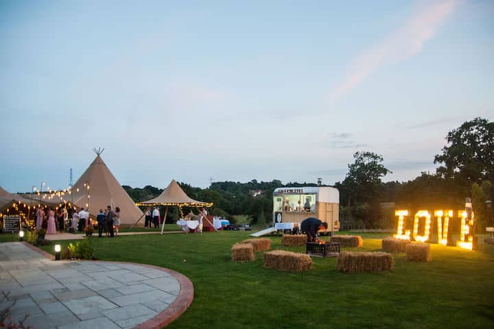 Garden Tipi Wedding
