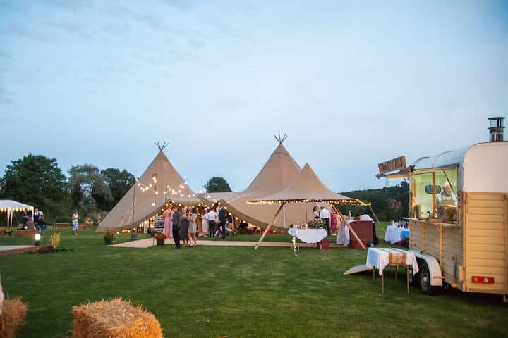 Garden Tipi Wedding