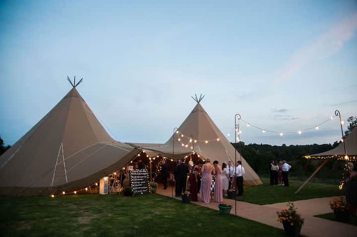 Garden Tipi Wedding