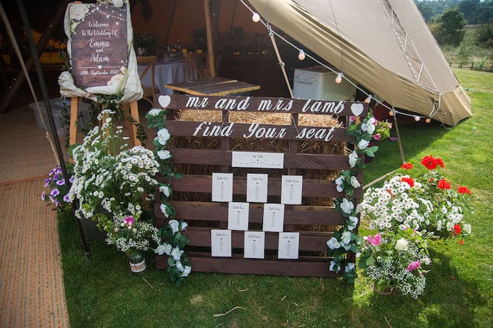 Garden Tipi Wedding