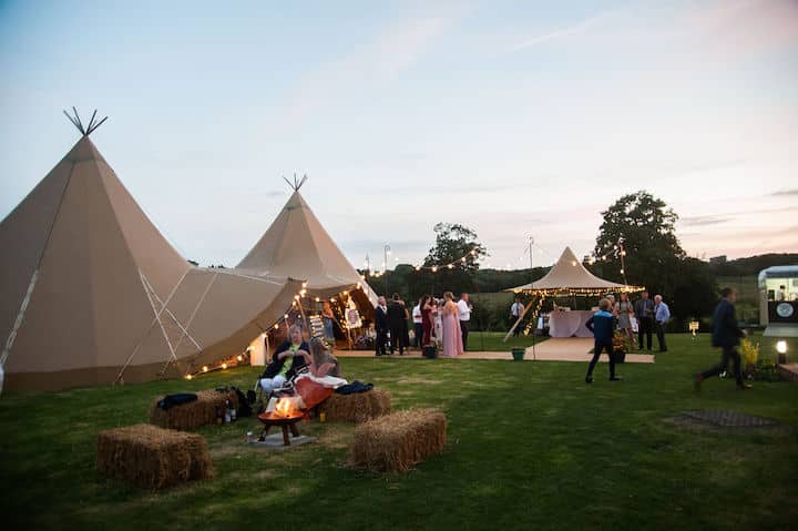Garden Tipi Wedding