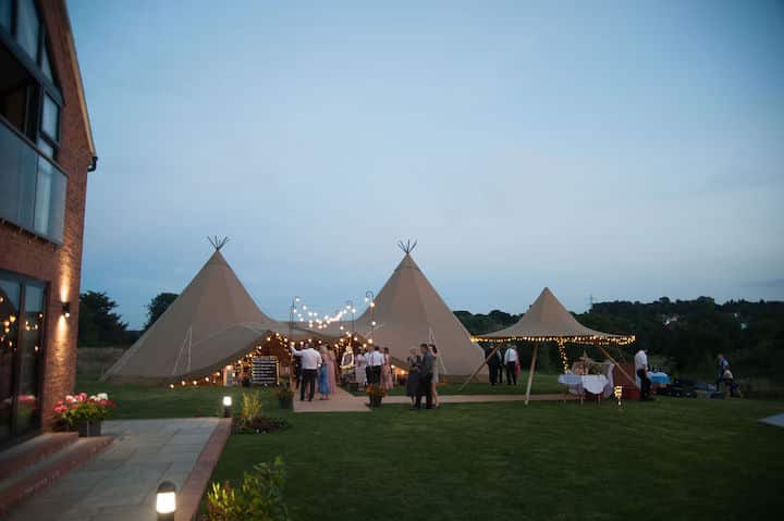 Garden Tipi Wedding