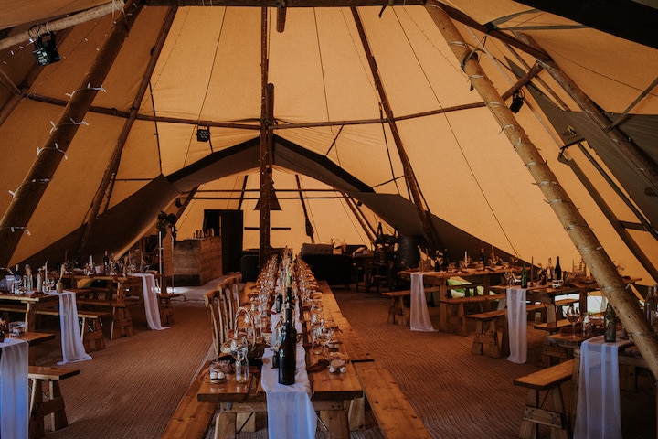 Lakeside Tipi Wedding