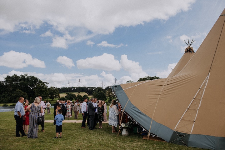 Lakeside Tipi Wedding