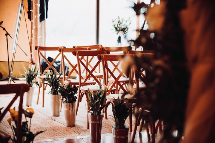 One Giant Hat Tipi Wedding