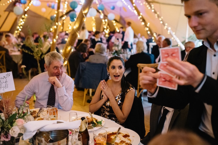 Large Tipi Wedding Celebration