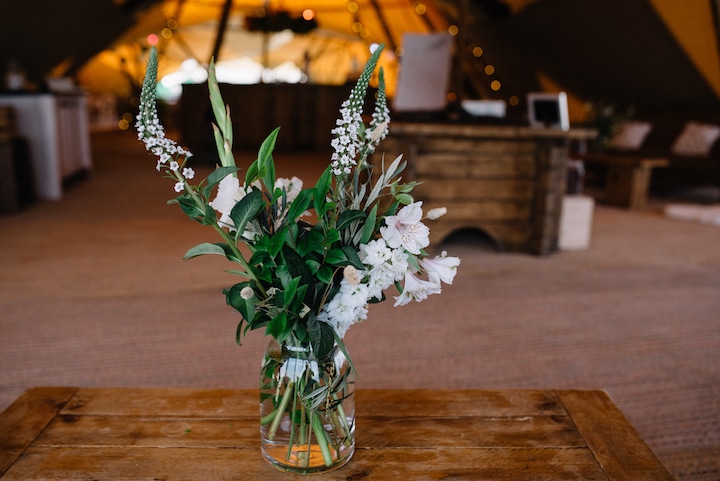 Large Tipi Wedding Celebration