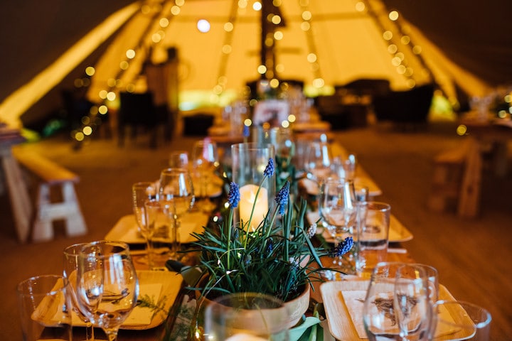 Derbyshire Farm Tipi Wedding
