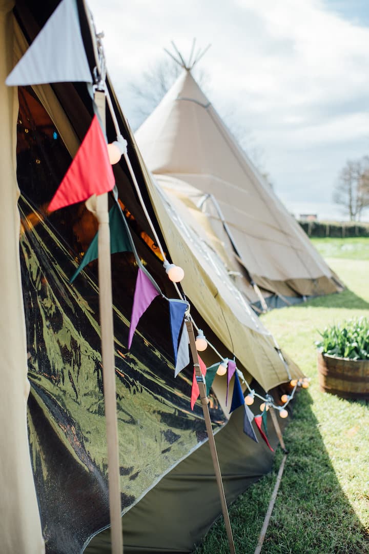 Derbyshire Farm Tipi Wedding