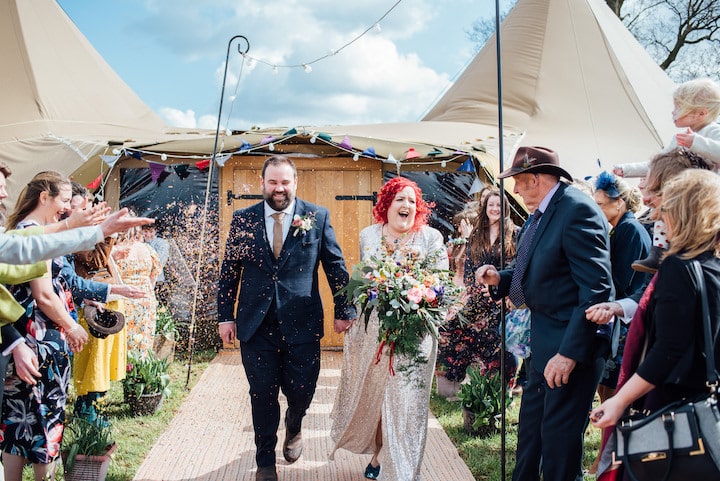 Derbyshire Farm Tipi Wedding