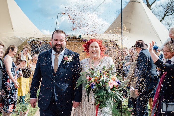 Derbyshire Farm Tipi Wedding