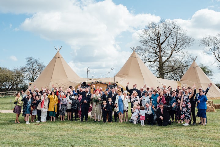 Derbyshire Farm Tipi Wedding