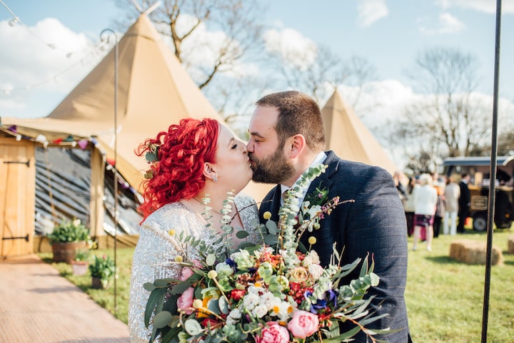 Derbyshire Farm Tipi Wedding