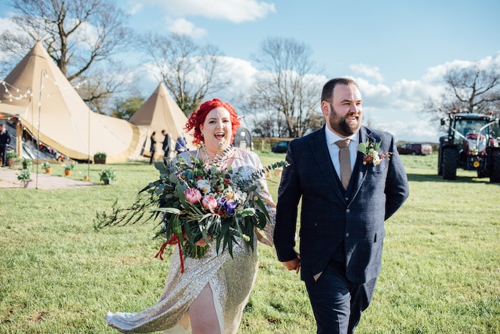 Derbyshire Farm Tipi Wedding