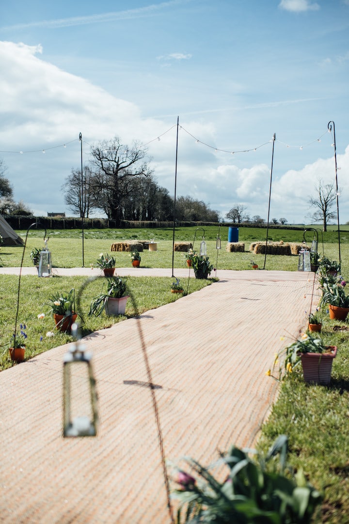 Derbyshire Farm Tipi Wedding