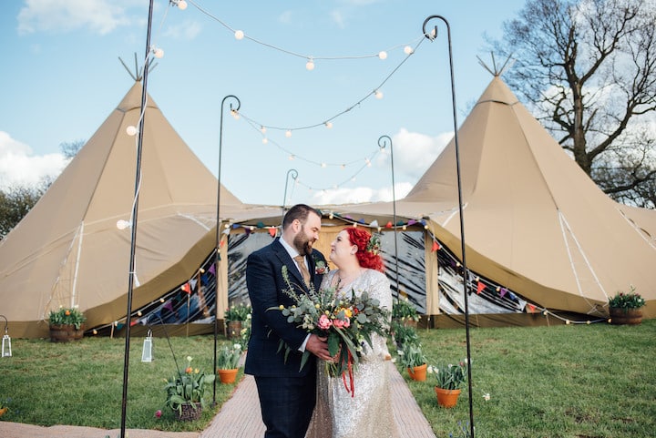 Derbyshire Farm Tipi Wedding