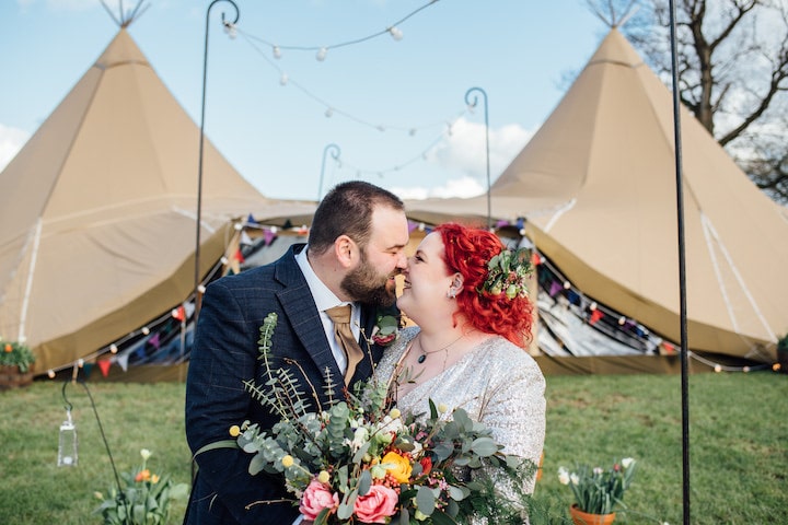 Derbyshire Farm Tipi Wedding