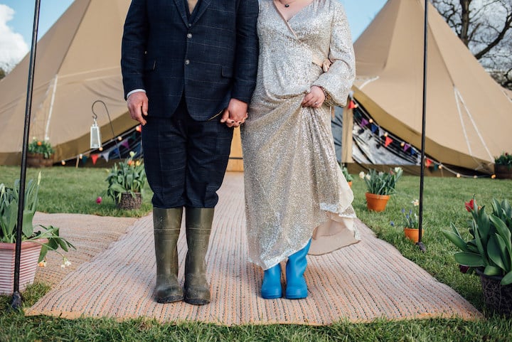 Derbyshire Farm Tipi Wedding