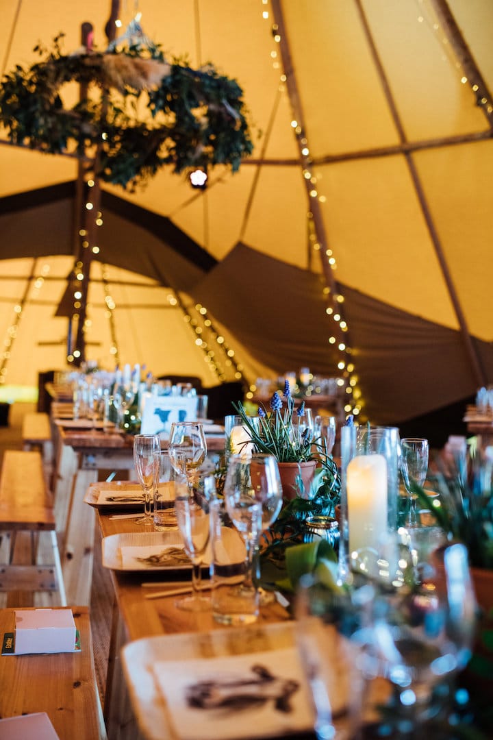 Derbyshire Farm Tipi Wedding