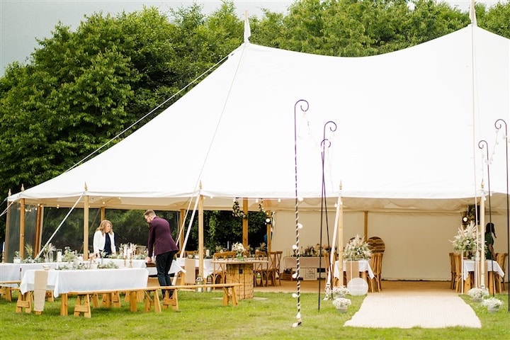 Derbyshire Sailcloth Wedding