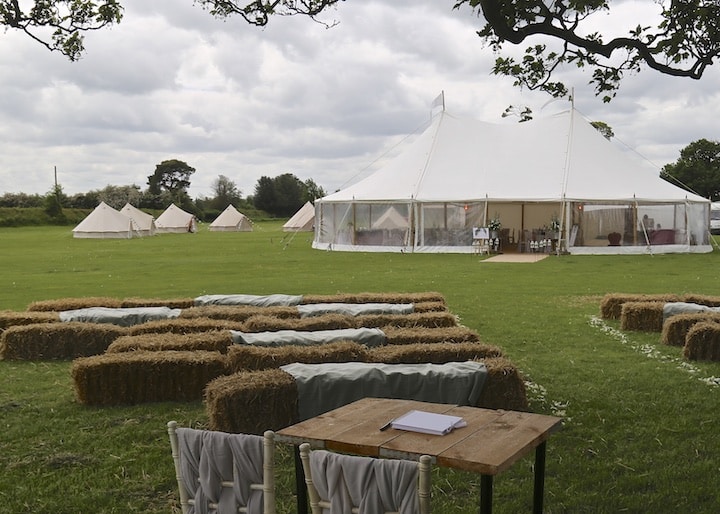 Sailcloth Wedding at Cattows Farm