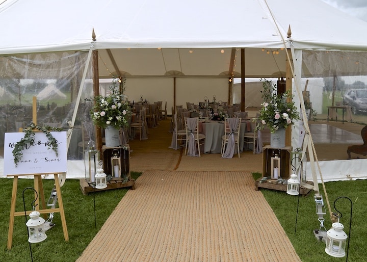 Sailcloth Wedding at Cattows Farm