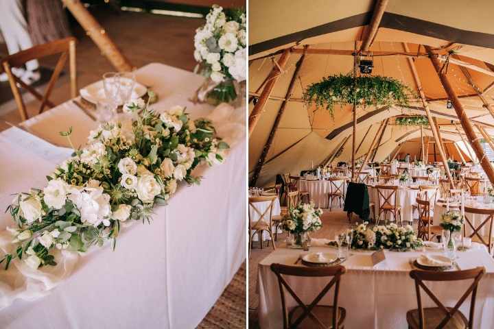 Fusion Tipi Wedding