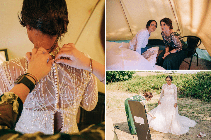 Fusion Tipi Wedding