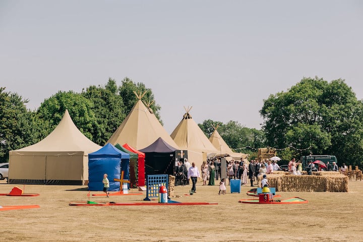 Fusion Tipi Wedding