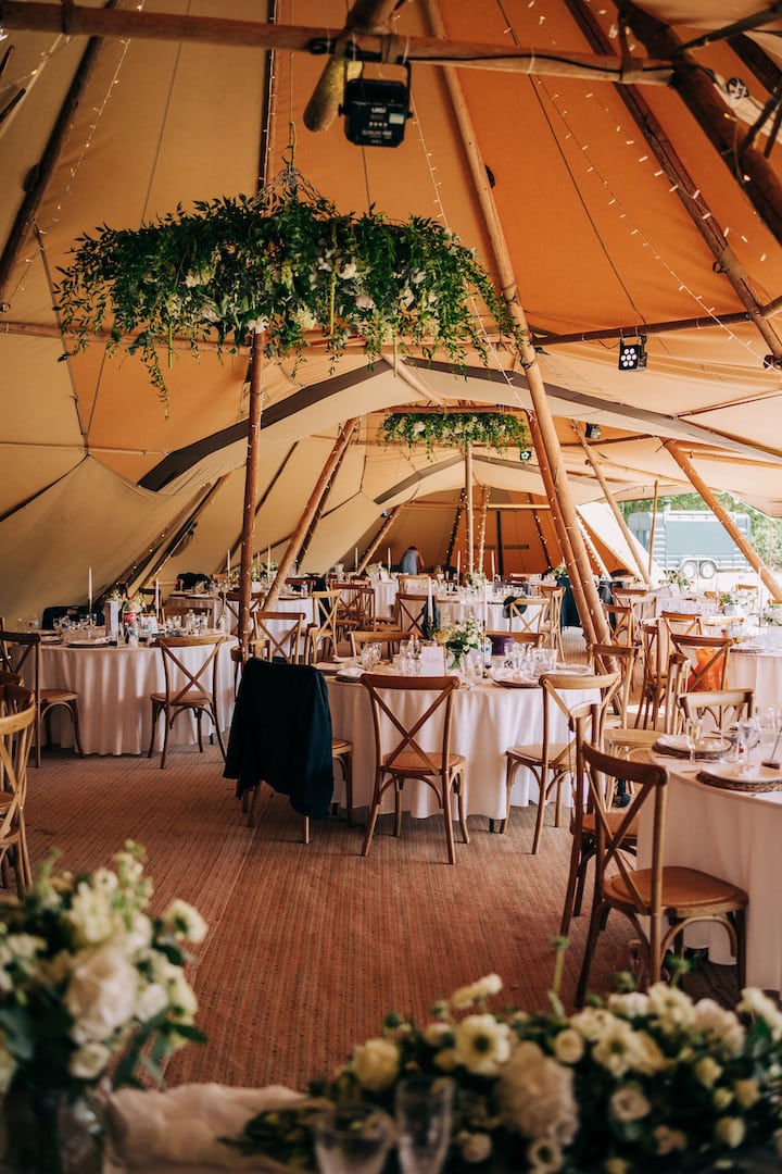 Fusion Tipi Wedding