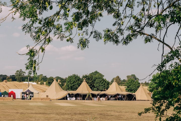 Fusion Tipi Wedding