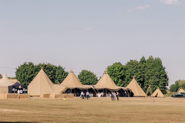 Fusion Tipi Wedding