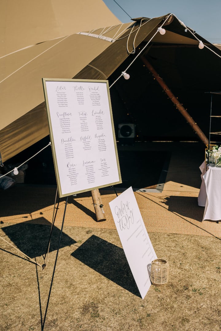 Fusion Tipi Wedding