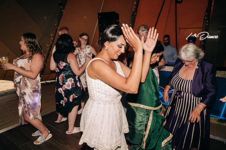 Fusion Tipi Wedding
